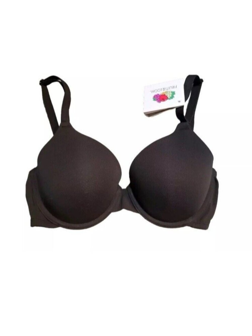 Women's 38DD Bra Dark Grey Fruit Of The Loom Comfortable Everyday Wear